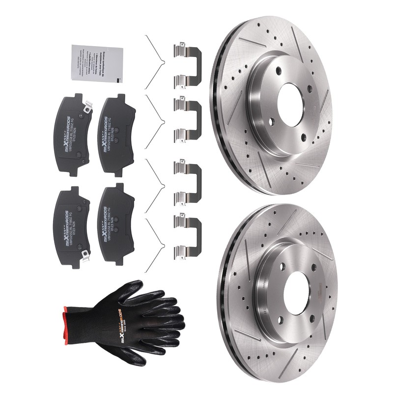 Front Left&Right Brake Rotors Brake Pads for Hyundai Elantra 2017-2020 1.4L 2.0L gallery