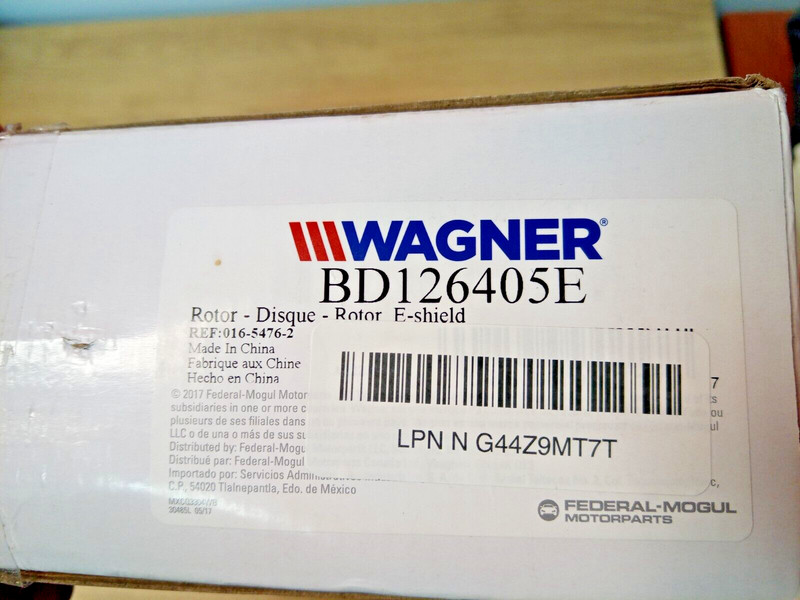 Disc Brake Rotor Wagner BD126405E gallery