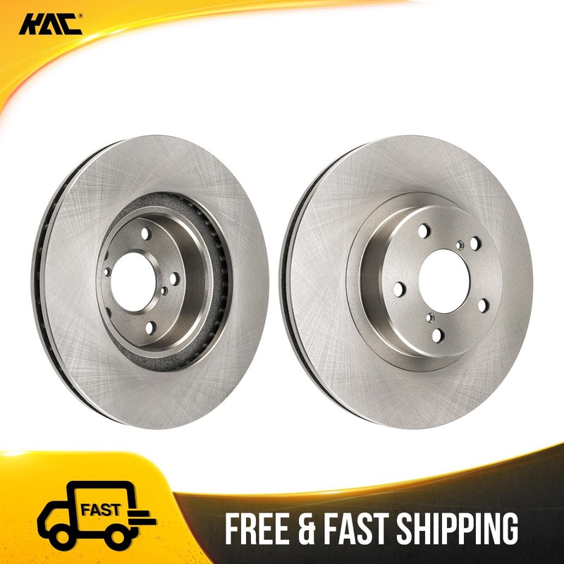 Vented Front Disc Brake Rotors For 2006-2011 2012-2014 2015-2016 Subaru Impreza