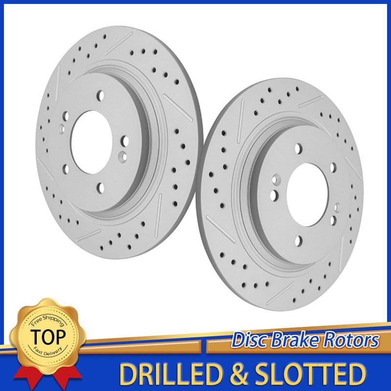 284mm Rear Disc Brake Rotors For Hyundai Sonata Kia Optima w/ Electric Parking