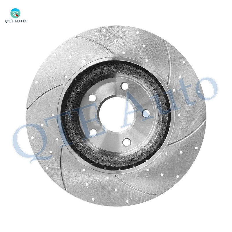 Front Drilled Slotted Brake Disc Rotors For 2017-2023 Infiniti Q50 gallery