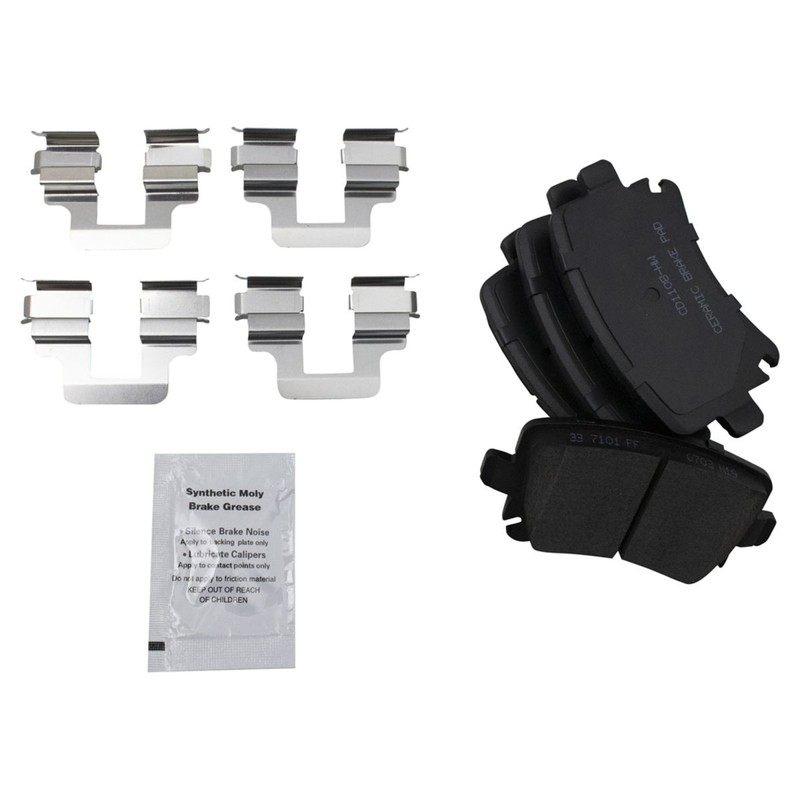 Front & Rear Brake Pad & Rotor Kit For 2005-2010 Volkswagen Jetta 2008 Rabbit gallery