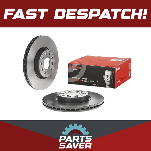 2x Brake Discs Pair Vented fits SKODA SUPERB Mk1, Mk2, Mk3 Front 2001 on 312mm