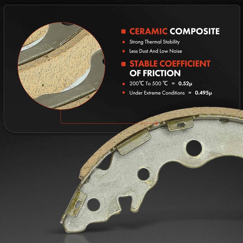 Front Disc Brake Rotors Pad & Rear Brake Drum Shoe for Hyundai Accent 06-11 Kia gallery