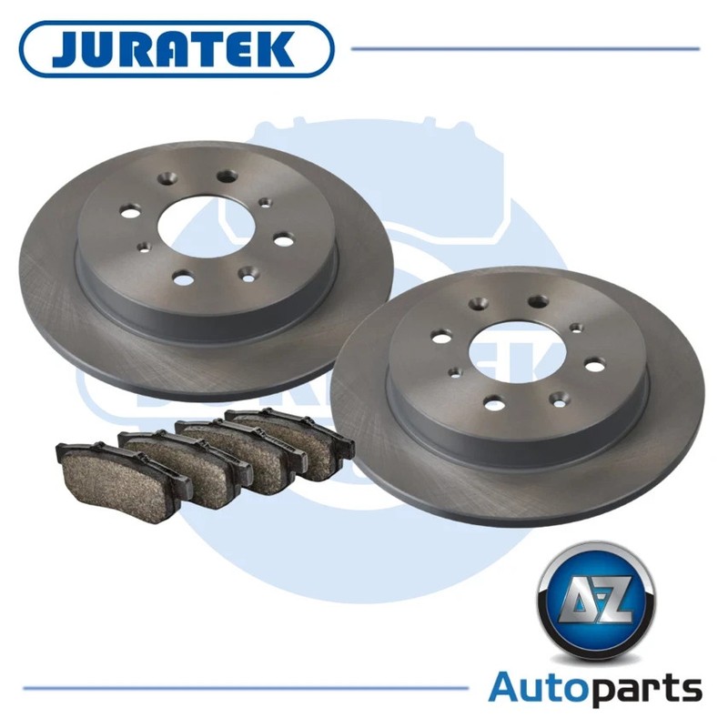 For Honda – Jazz MK3 1.3i 2008-2016 Rear 239mm Brake Discs and Pads Juratek