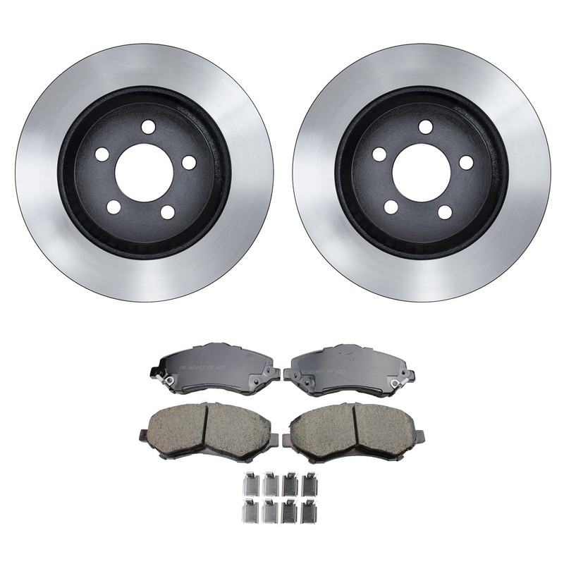 Wagner Front Rotors Akebono ProACT Ceramic Disc Brake Pads Kit For Liberty Nitro