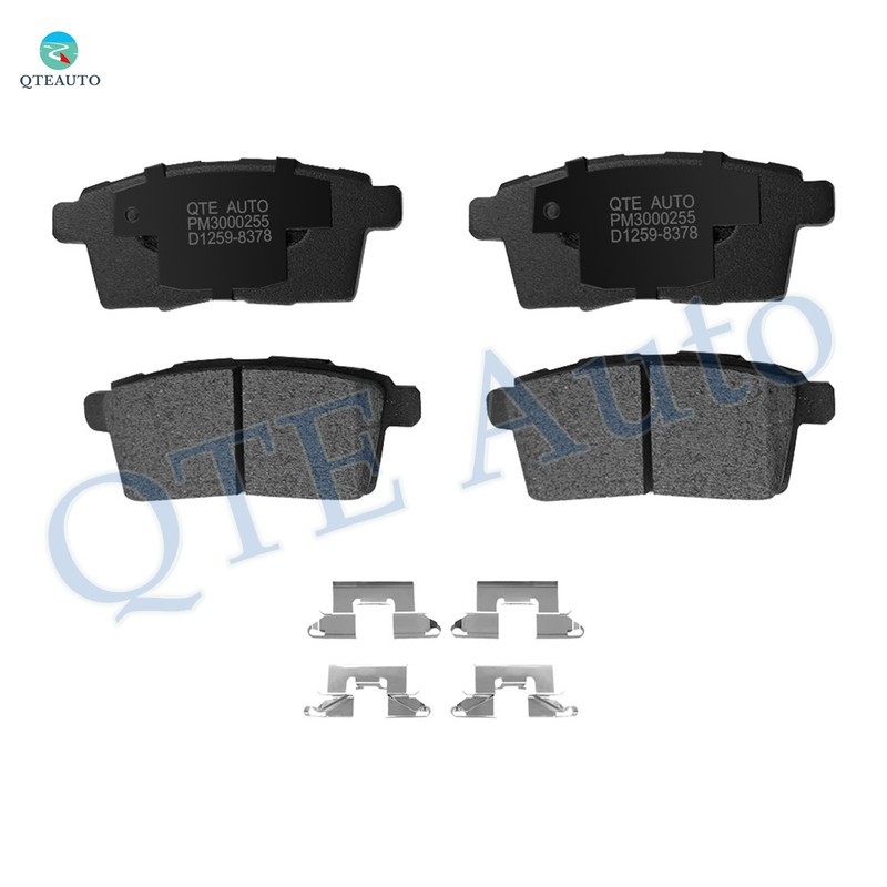 6P Rear 324.8mm Brake Disc Rotors-Ceramic Brake Pad Kit For 2007-2015 Mazda CX-9 gallery
