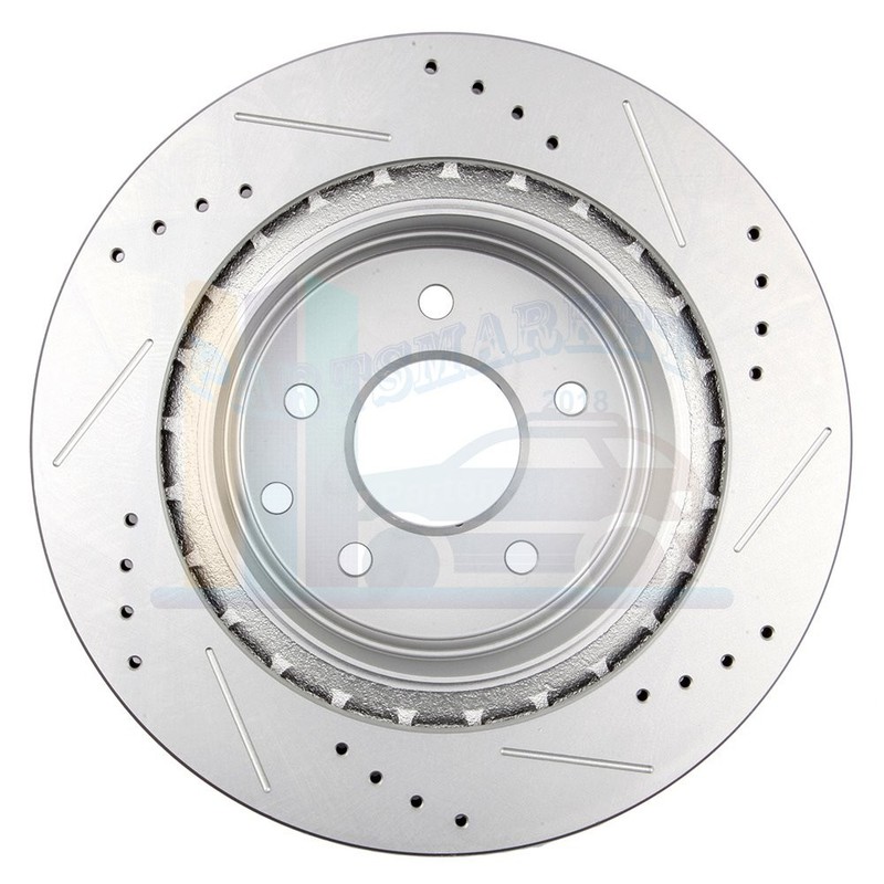 2X Front & 2X Rear Discs Brake Rotors and Pads For 2010-2012 EX35 Drill Slot gallery
