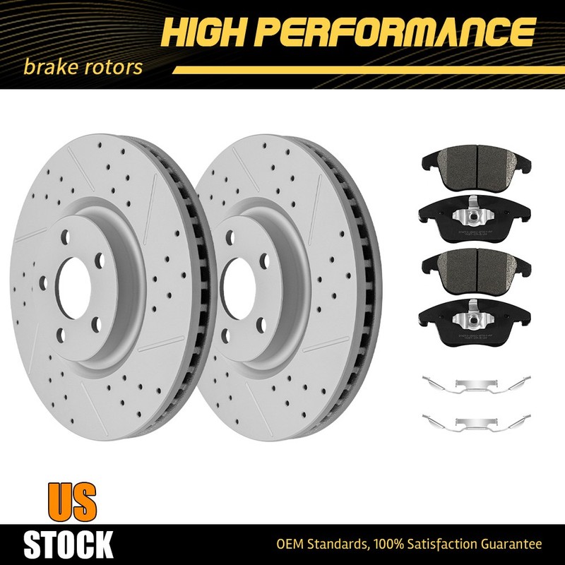 316mm Front Disc Brake Rotors Pads For 2019 2020 Ford Police Responder Hybrid