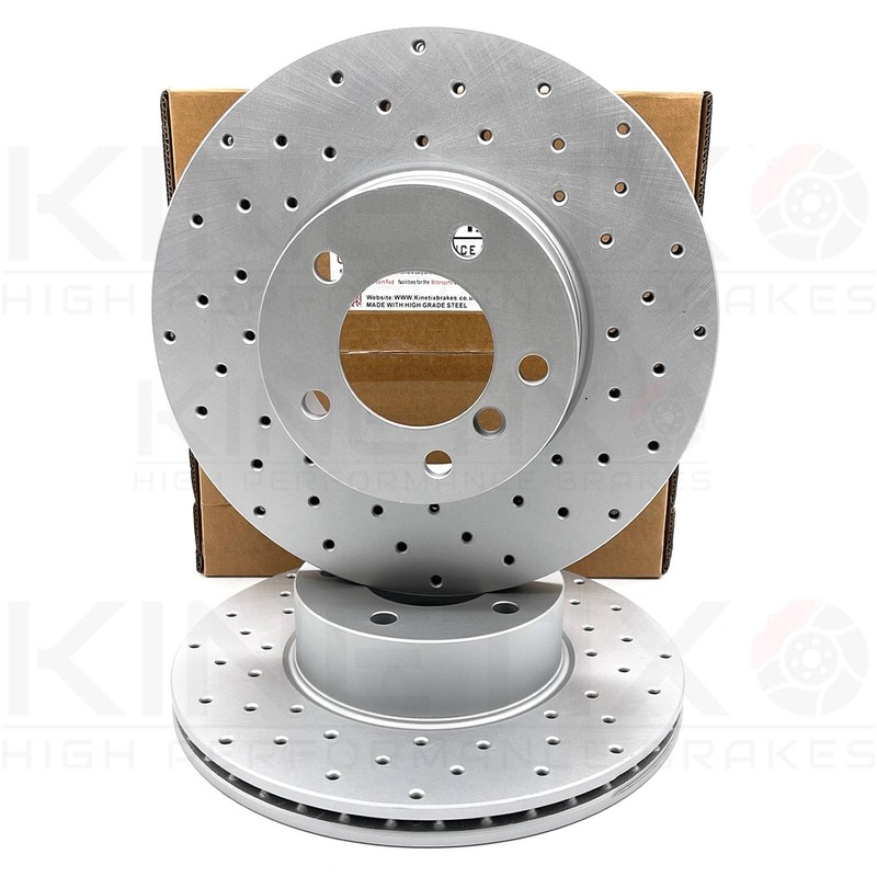 FOR BMW 425d F32 F33 F36 M SPORT DRILLED FRONT REAR BRAKE DISCS MINTEX PADS gallery