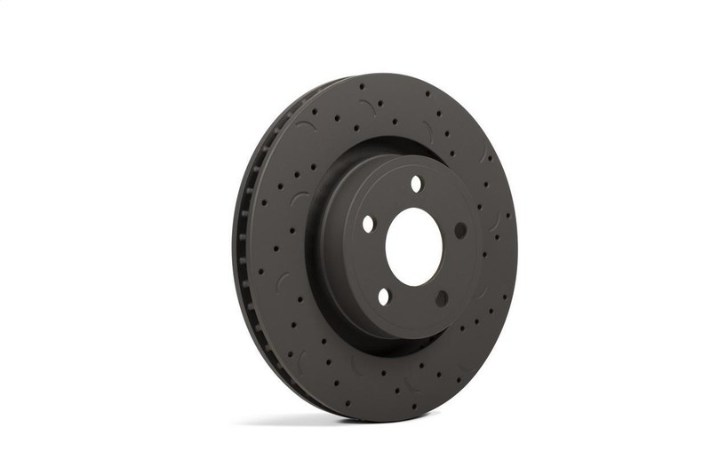 Hawk Performance HTC4897-DN Talon Cross Drilled And Slotted Brake Rotors