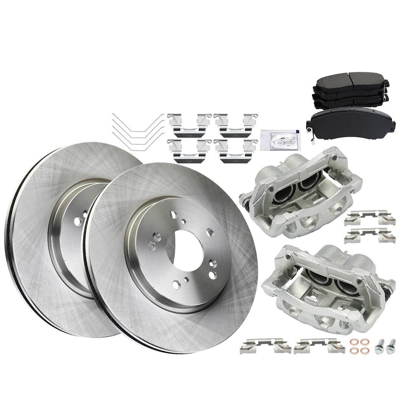 Brake Kit With Calipers 2-Wheel Set Front for Honda CR-V Crosstour Acura RDX