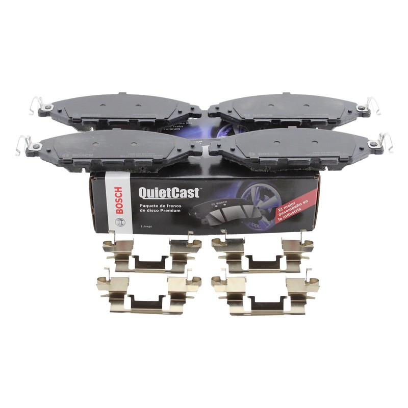 DuraGo Front & Rear Rotors Bosch QuietCast Ceramic Brake Pads Kit for Pathfinder gallery