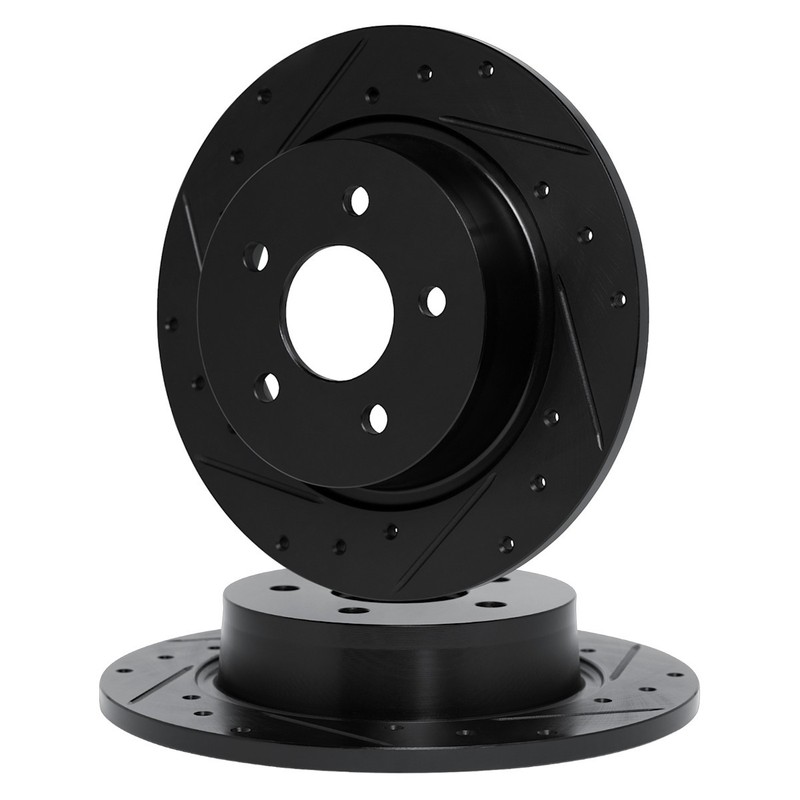 WHPN1-63080 R1 Concepts 2-Wheel Set Brake Discs Rear for MB Mercedes SLK Class