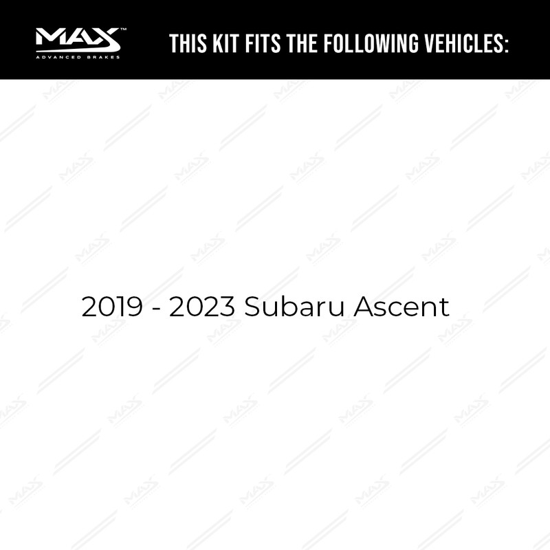 Rear Drilled Geomet Rotors + Pads for 2019 2020 2021 2022 2023 Subaru Ascent gallery