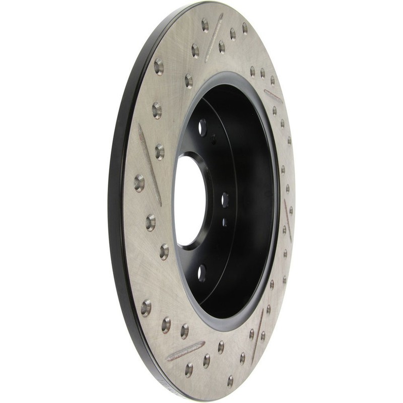 StopTech 127.40040L Rear Left Drilled Brake Rotor for 2006-11 CSX / 06-15 Civic gallery