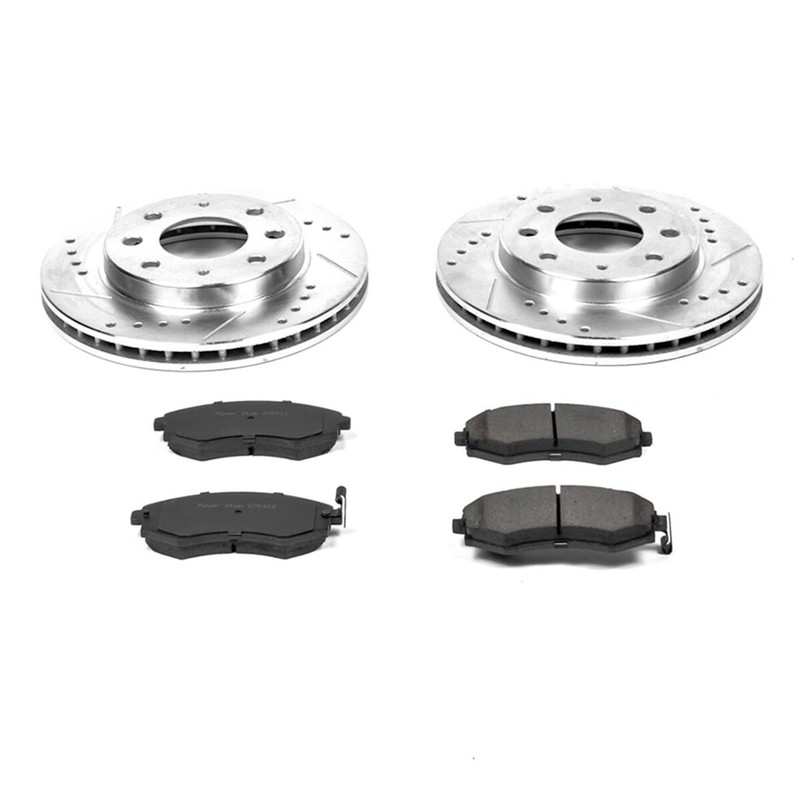 KC1087B Powerstop 2-Wheel Set Brake Kit With Calipers Front for Hyundai Sonata gallery
