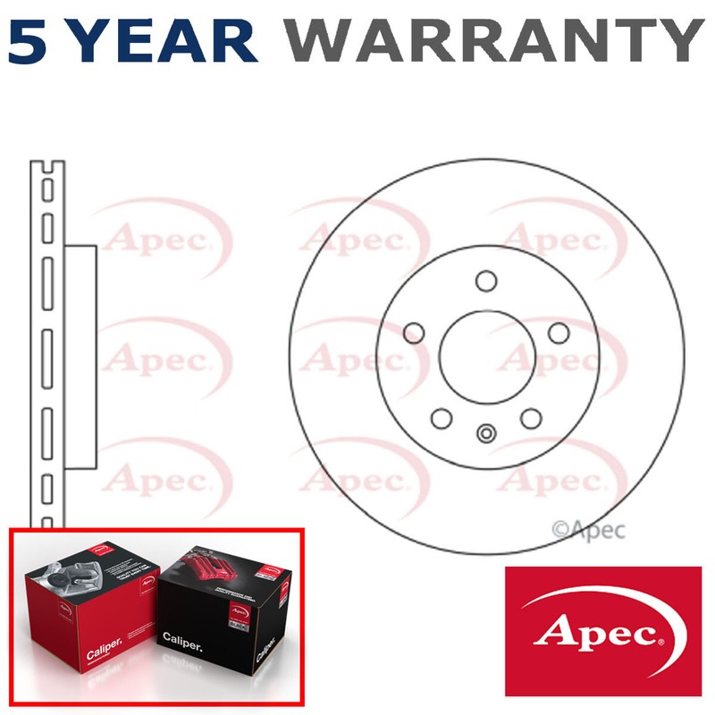 Apec Front Brake Disc Fits Antara Captiva 2.0 CDTi D 2.2 2.4 96625948