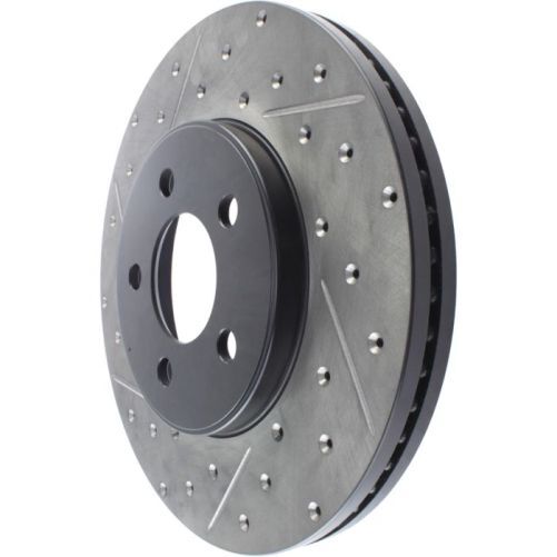 Stoptech 127.61072R Sport Cross-Drilled & Slotted Disc Brake Rotors