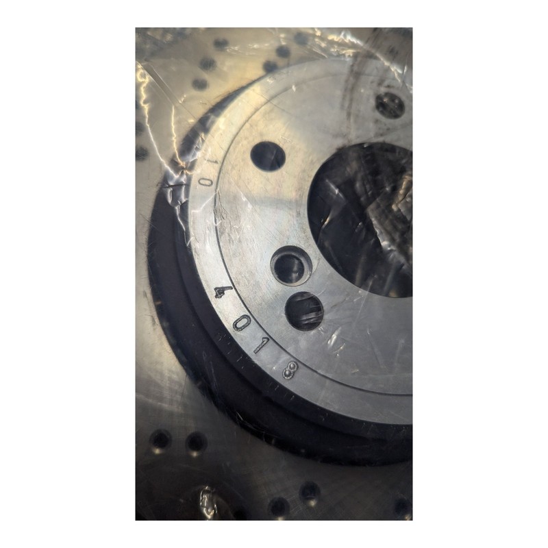 BMW Drilled Brake Rotors M3 01-06 SHW Front Driver & Passenger Side BFL42841 gallery