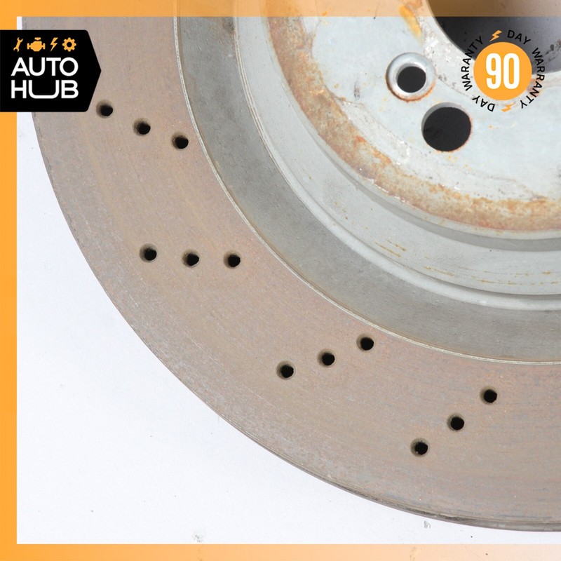 03-11 Mercedes W211 E55 CLS63 Rear Brake Rotors Disc Left & Right Set of 2 OEM gallery