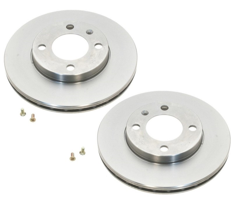 Brembo Pair Set of 2 Front Brake Disc Rotors Vent 239mm For VW Jetta Cabrio Audi