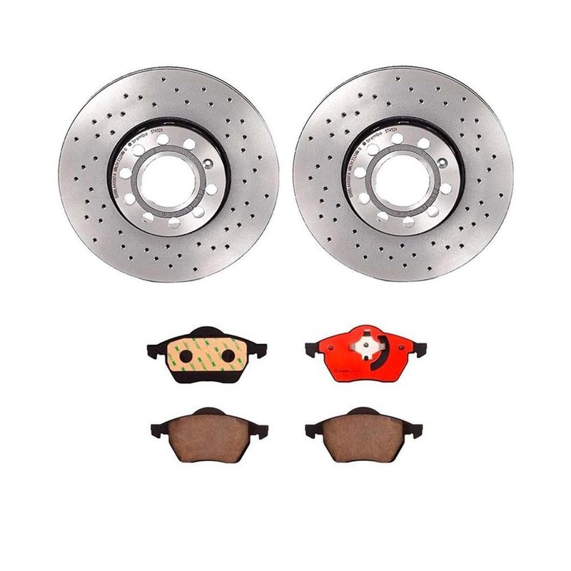 Brembo KTX0125 Front Disc Brake Kit for 1997-1999 Audi A4/A4 Quattro gallery