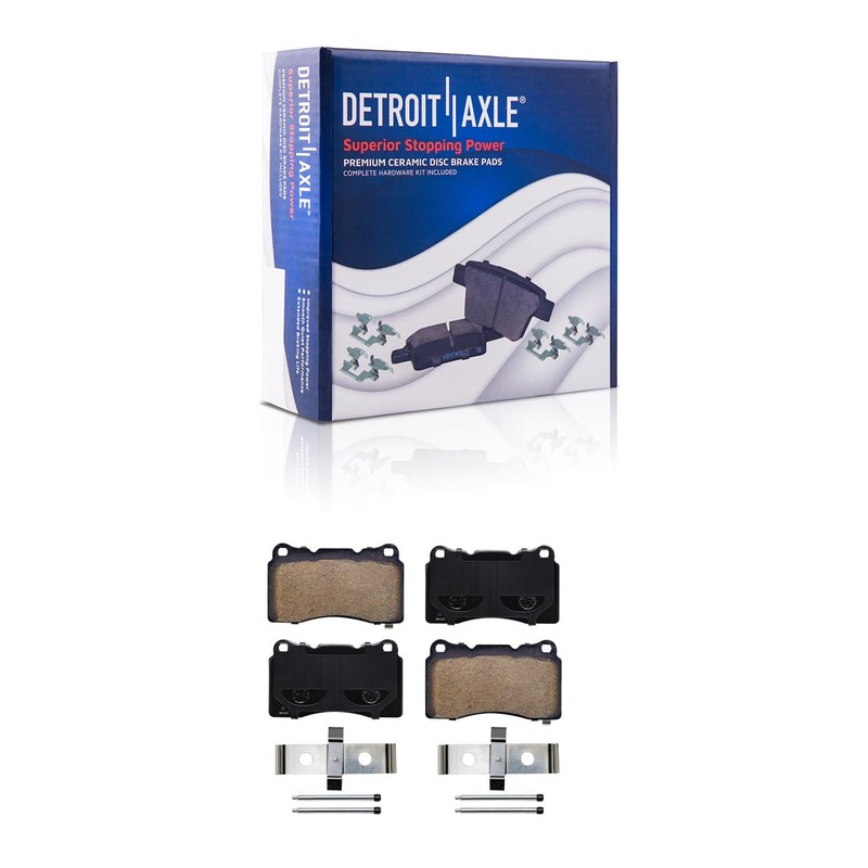 355mm Front Drilled Rotors Ceramic Brake Pads for Chevrolet Camaro Pontiac G8 gallery