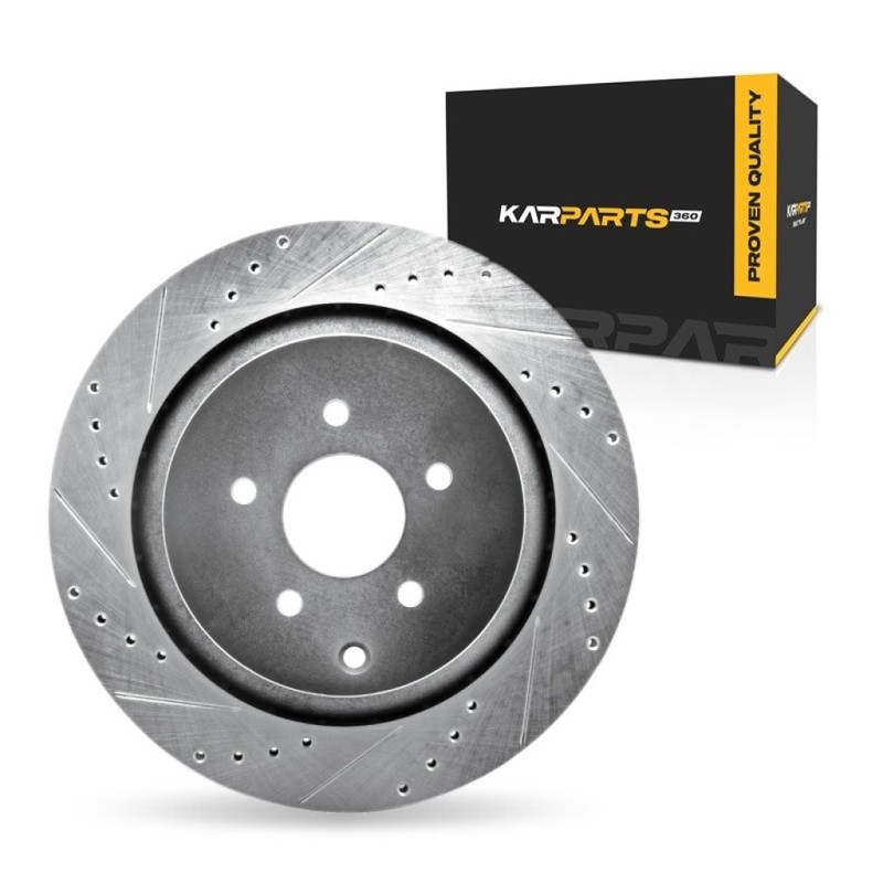 For Infiniti FX50 2009-2013 Brake Rotor Front, Driver Side | Vented | Cast Iron