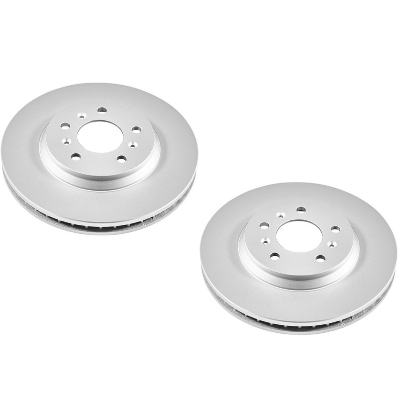 SET-P15AR82110EVC-2 Powerstop Brake Discs 2-Wheel Set Front for Chevy Chevrolet