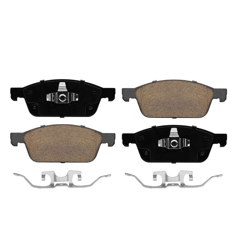 4pc Front Drilled Rotors Brake Pads for 2014 - 2018 Ford Escape Transit Connect gallery