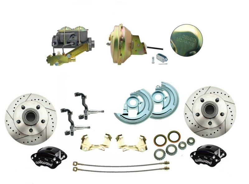 1964-1972 GM A Body Front Disc Conversion Wilwood Calipers & 9″ Delco Booster