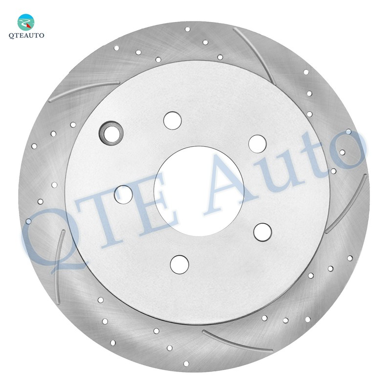 4PC Front 320mm-Rear 308mm Drilled Brake Rotors For 2015-2020 Nissan Pathfinder gallery
