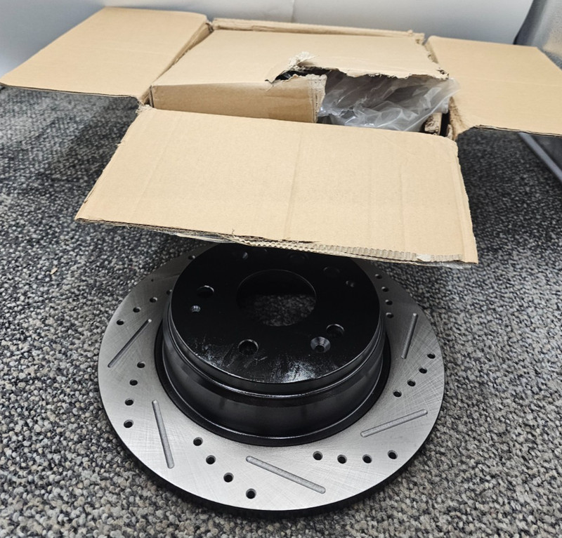 (QTY 2) 31316 Brake Disc Rotor for 2004 2005 2006- 2008 Honda Element Acura TL