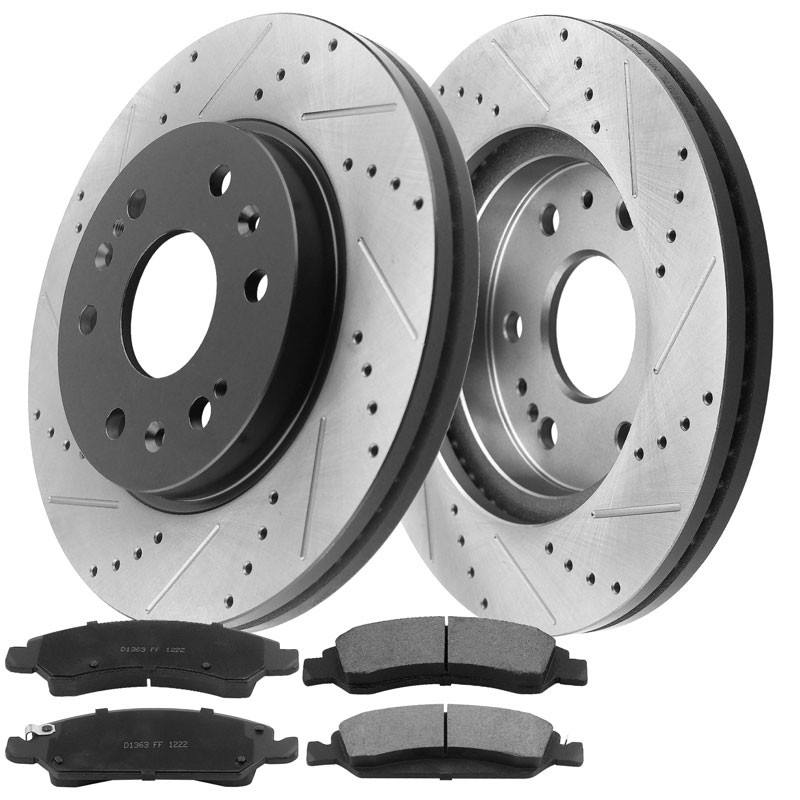 Front Disc Brake Rotors and Ceramic Brake Pads for Escalade Silverado Tahoe gallery