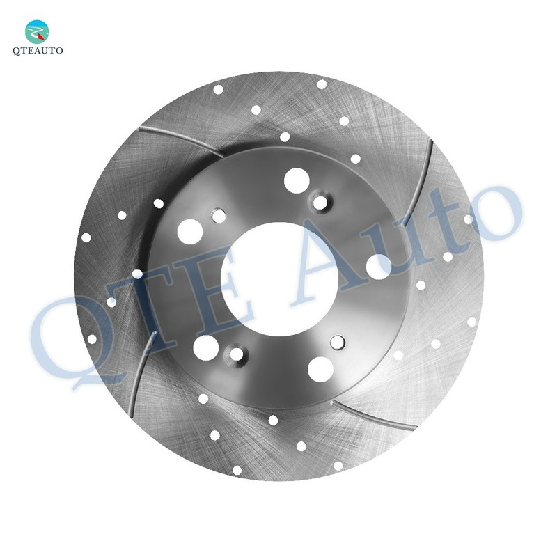 Front 262mm Drilled Slotted Brake Disc Rotors For 2013 2014 Acura ILX Hybrid gallery