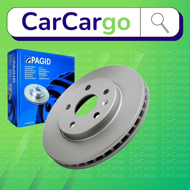 Pagid Vented Front Brake Discs Pair Opel Insignia 2.0 CDTi 4×4 2010-2017 296 mm