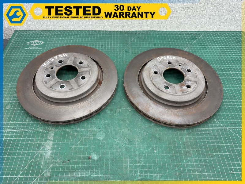15-19 Chevy Corvette C7 REAR LEFT & RIGHT BRAKE DISC ROTOR SET OEM