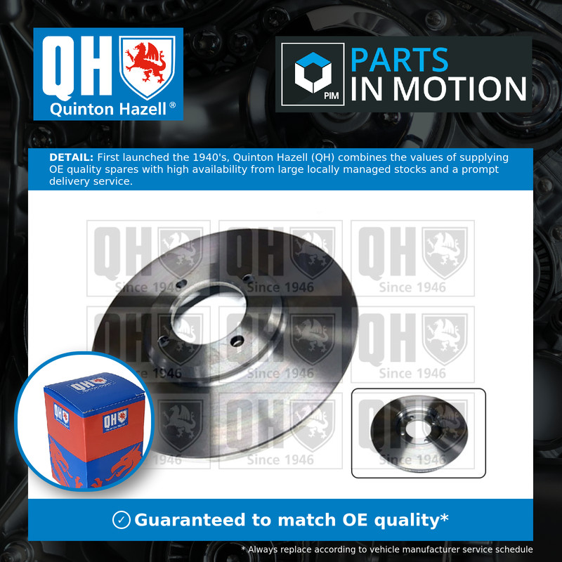 2x Brake Discs Pair Solid fits FORD CAPRI 1.6 Front 72 to 87 245mm Set QH New
