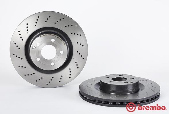 Fits Mercedes C-Class 2011- E-Class 2009-2016 Brake Disc Front AMS gallery