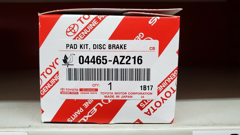 TOYOTA GENUINE OEM NEW 2007-2017 CAMRY OEM FRONT BRAKE ROTORS TCMC PADS & SHIMS