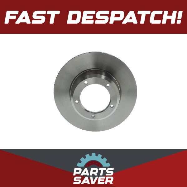 2x Brake Discs Pair Solid fits LAND ROVER 90 Mk1 Front 2.3 2.5 3.5 2.5D 84 to 90