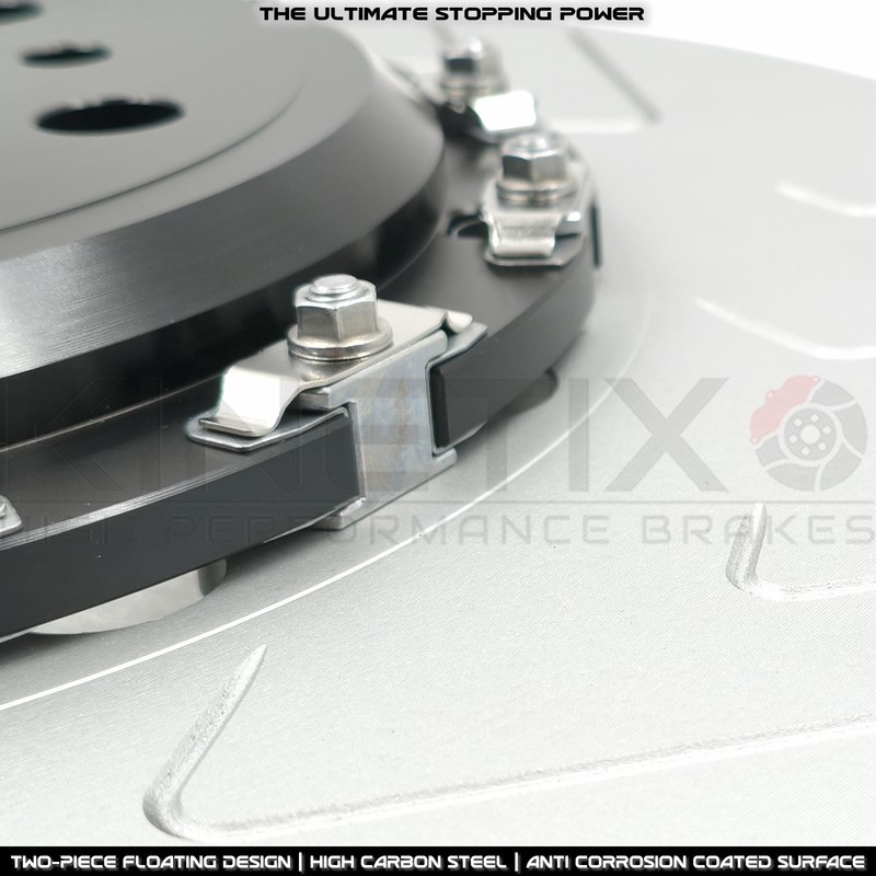 FOR BMW M3 F80 Competition 2-PIECE FLOATING FRONT BRAKE DISCS MINTEX RACING PADS gallery