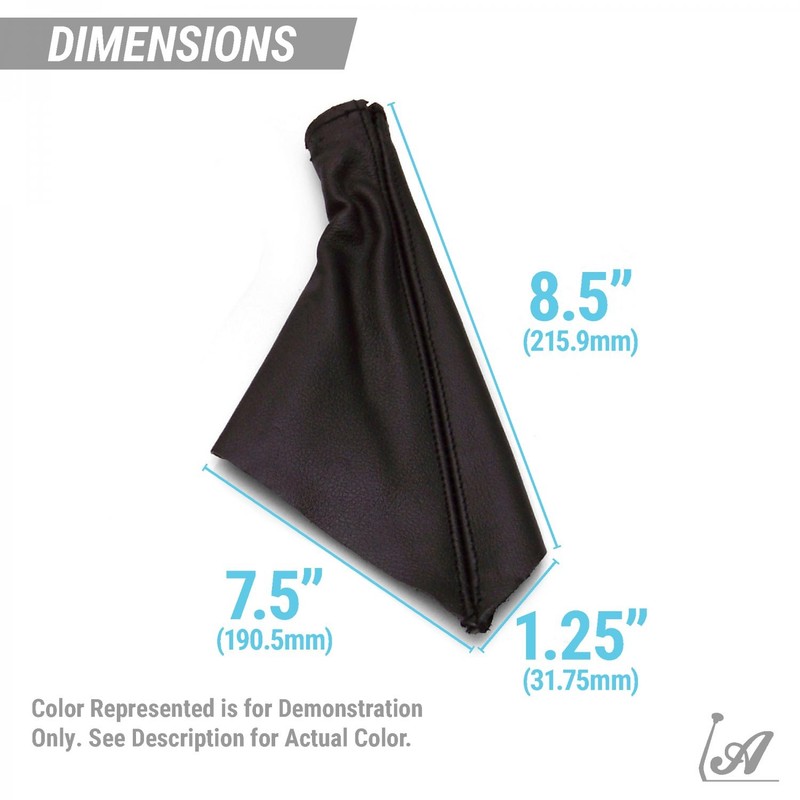 Black Horizontal Shifter or Emergency Brake Boot With Real Heavy-Duty Naugahyde gallery