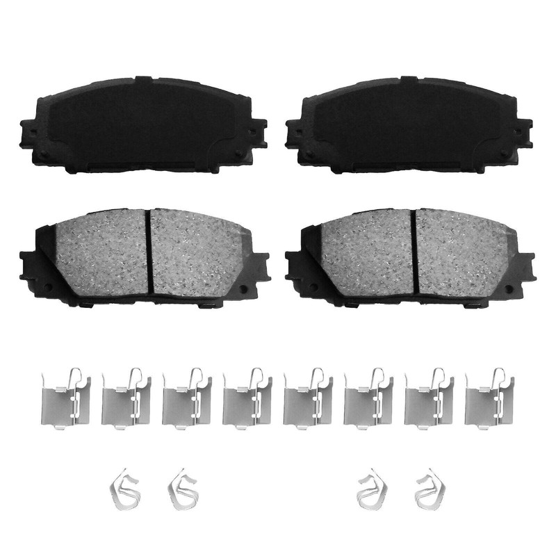 Front Brake Rotors + Ceramic Pads Kit fits Toyota Prius 2010-2015 5 Lug gallery