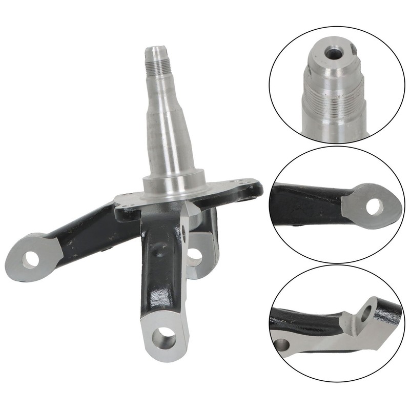2PCS Forged Steel 1-piece Stock Spindles For Ford Mustang II & Pinto 1974-1978 gallery