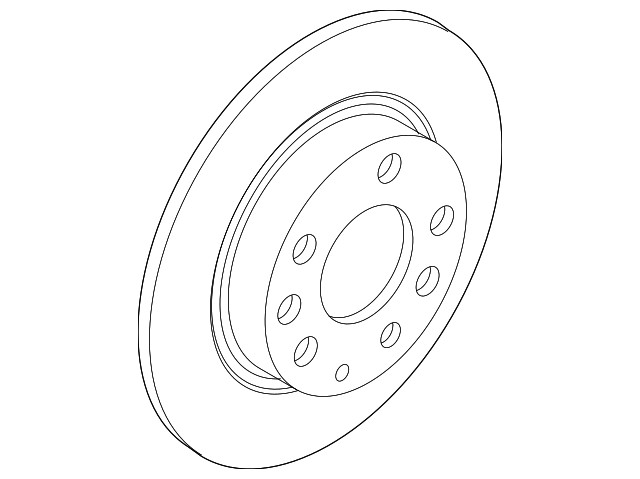 Genuine Mazda Disc Brake Rotor DGJ6-26-251