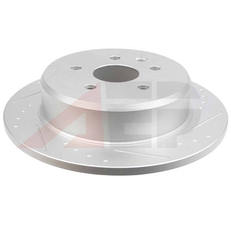 2 * Rear Slotted Brake Rotors Discs Kit For Lexus GS300 GS430 IS300 GS400 SC430 gallery