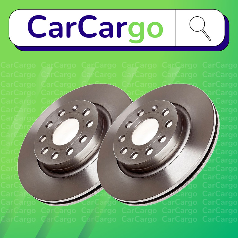 Premium Vented Front Brake Discs Skoda Octavia 1.9 TDI 2004-2010 280 mm