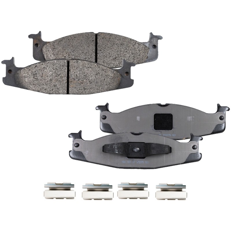 Front Semi-Metallic Brake Pad Set For 1994-1996 Ford F-150 Bronco 2003 E-150